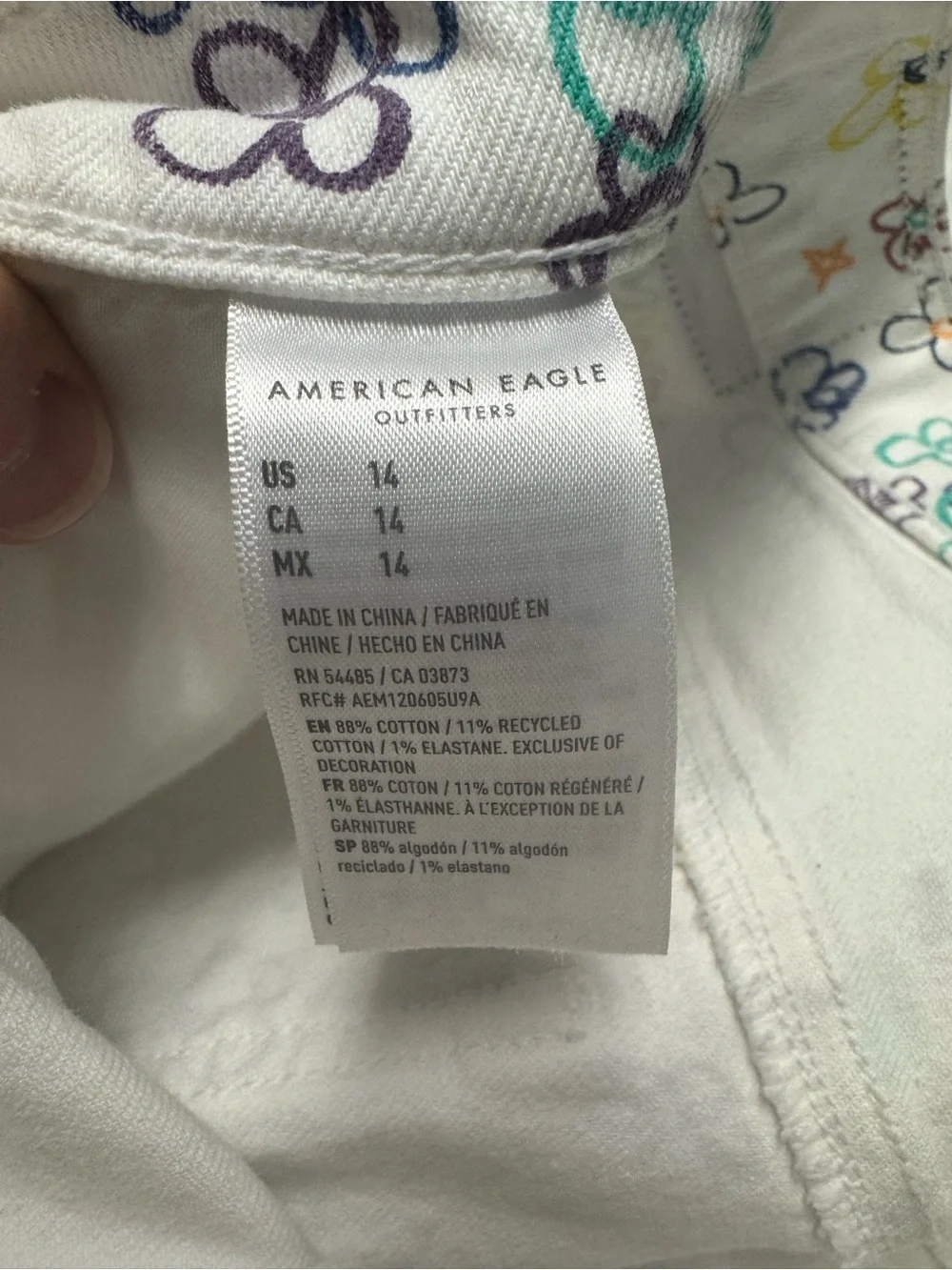 AE Stretch Low-Rise Baggy Bermuda Short RT $70 NWOT - Picture 9 of 10